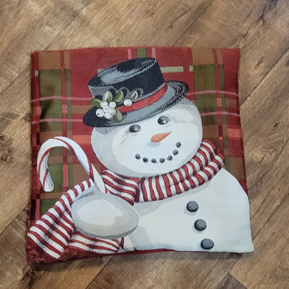 Snowman Pillow cover